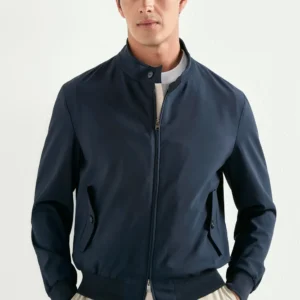 Blue short jacket - Made in Italy