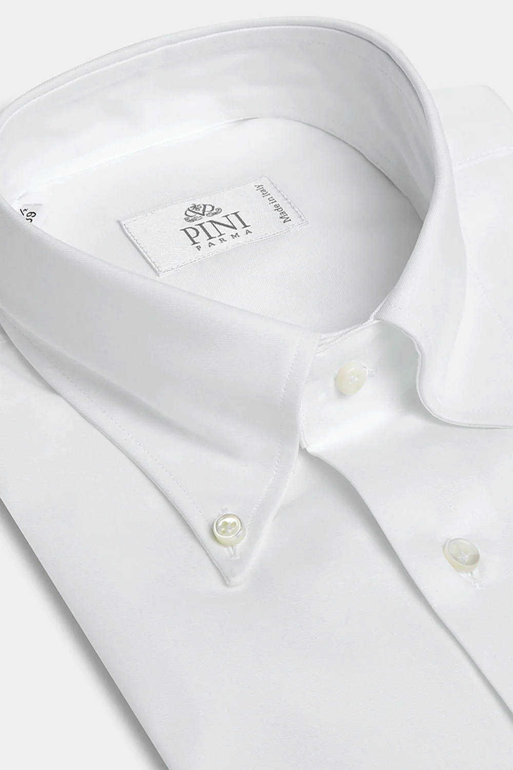 Button down white shirt ”Sartoriale collection”- Made In Italy - Image 4