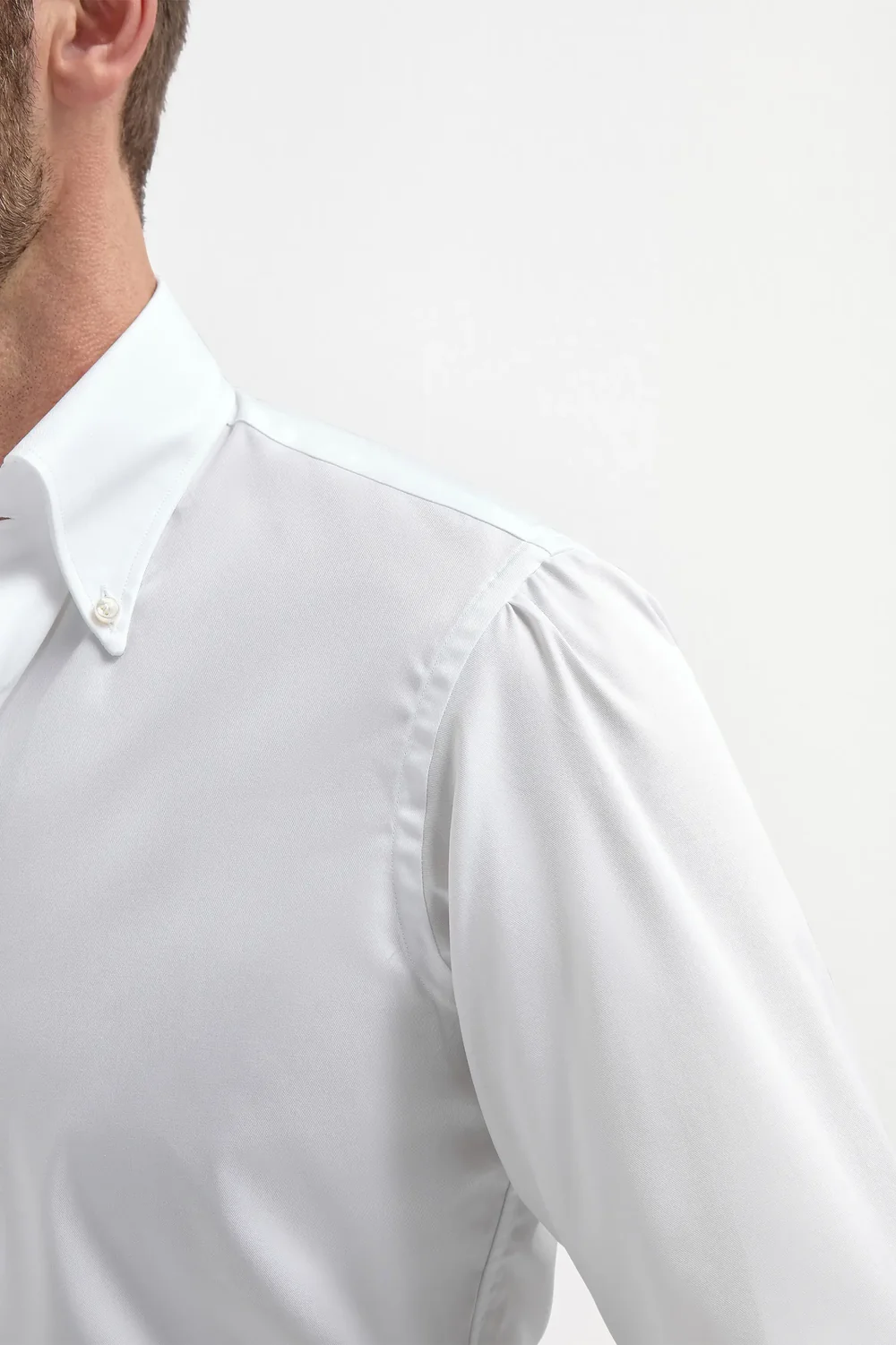 Button down white shirt ”Sartoriale collection”- Made In Italy - Image 2