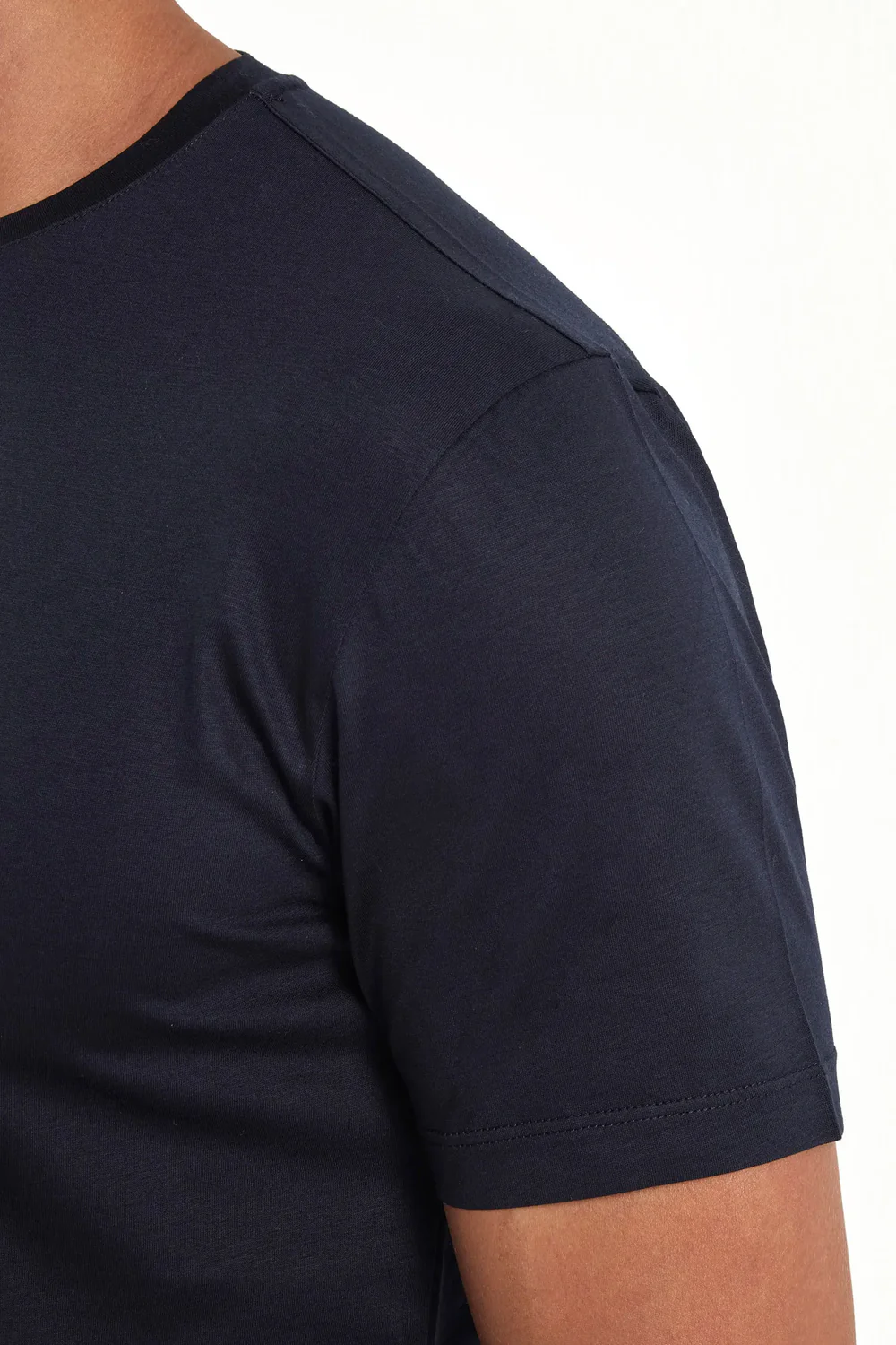 Blue jersey t-shirt - Made in Italy - Image 3