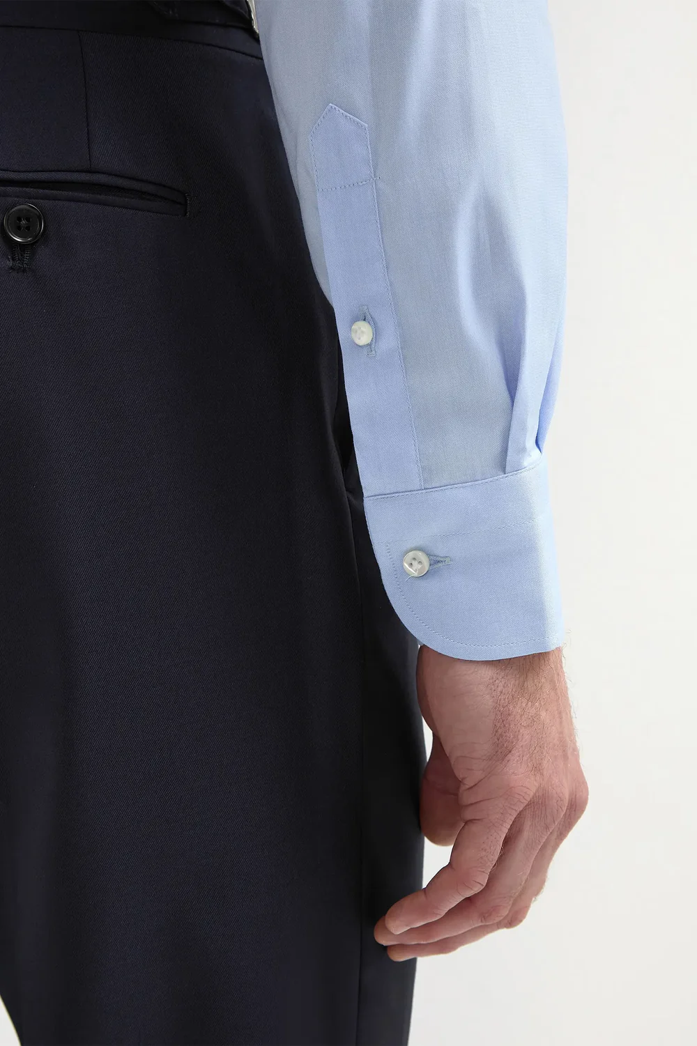 Button down light blue shirt ”Sartoriale collection” - Made In Italy - Image 3
