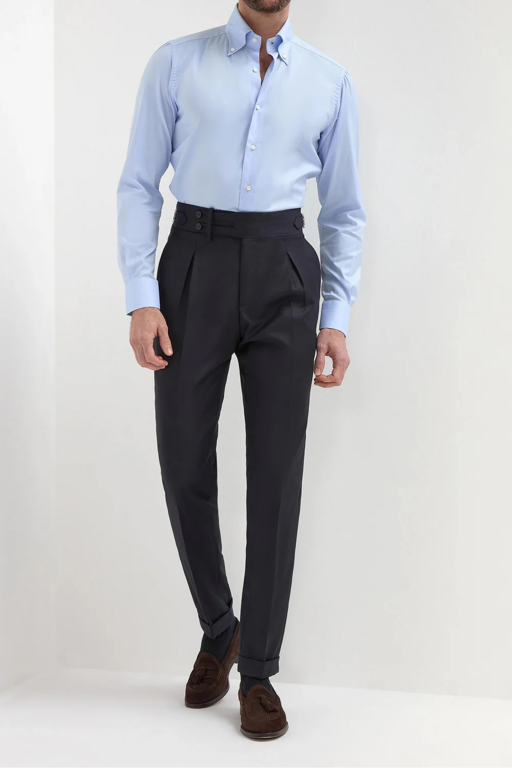 Button down light blue shirt ”Sartoriale collection” - Made In Italy